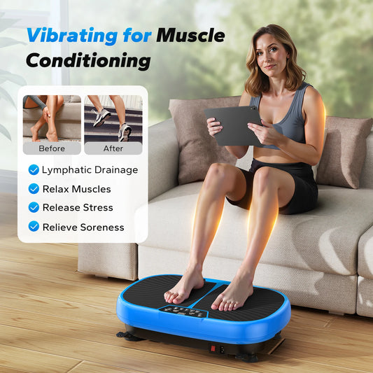 Vibration Plate Exercise Machine for Relieve Pain Help Fat Burning&Weight Loss Exercise Fit