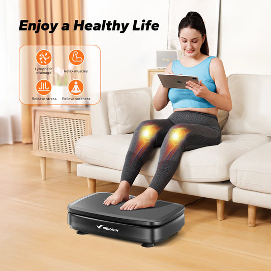 Vibration Plate Exercise Machine Vibration Plate for Relieve Pain Help Sleep Fat Burning & Weight Loss