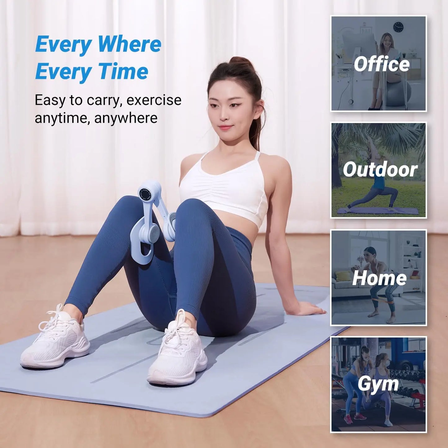 Trainer Pelvic Floor Muscle Trainer/Inner Thigh Exercise Workout Equipment