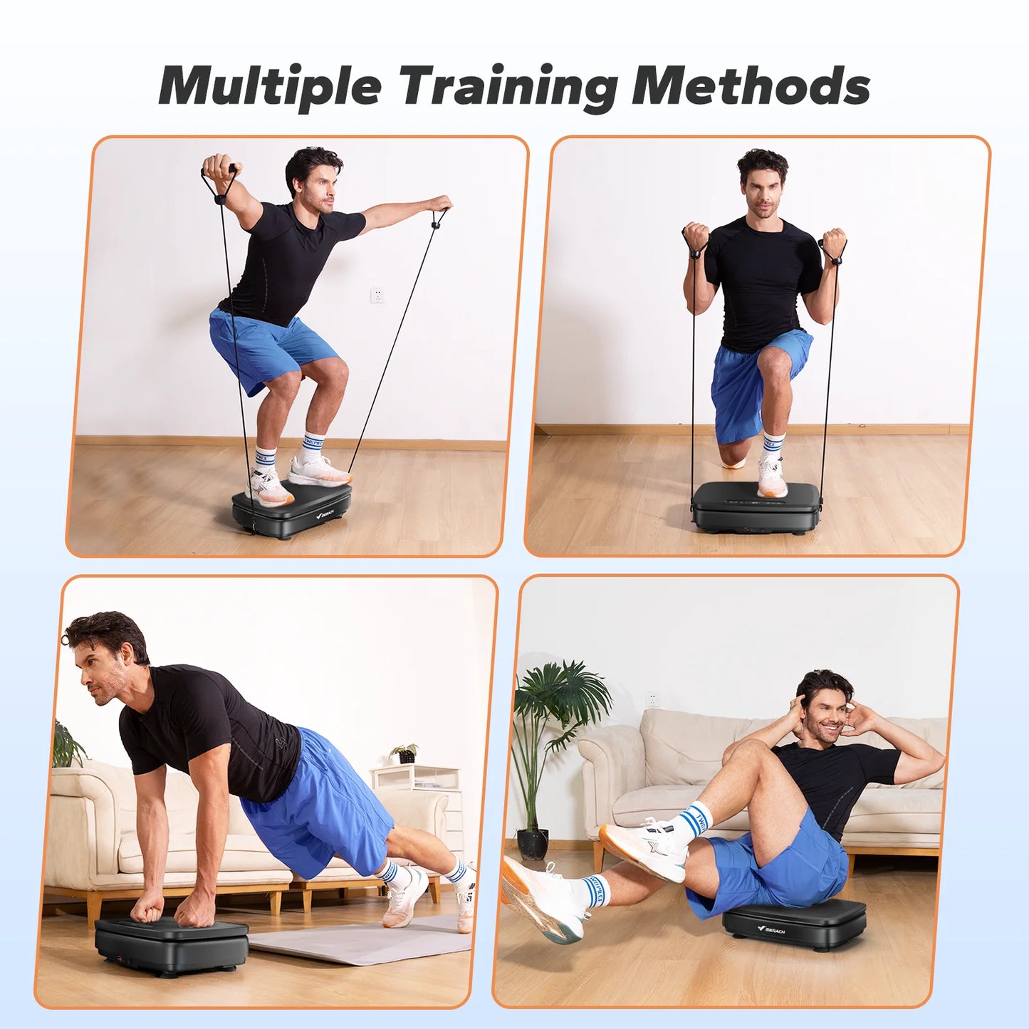 Vibration Plate Exercise Machine Vibration Plate for Relieve Pain Help Sleep Fat Burning & Weight Loss