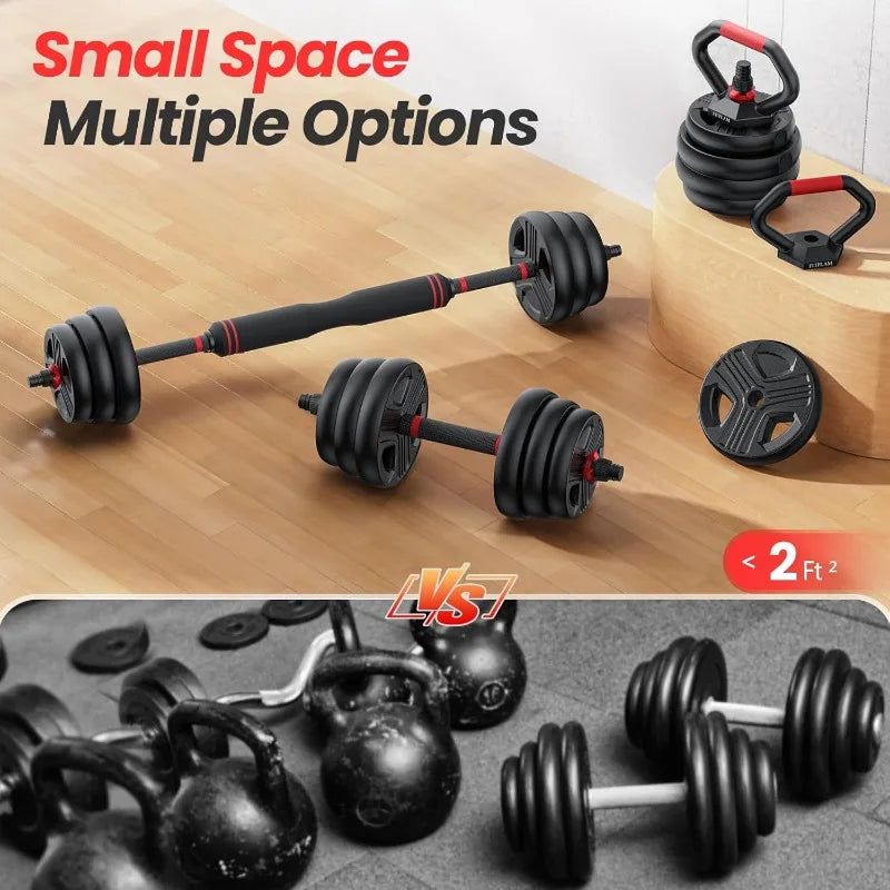 Adjustable dumbbell set, Free Weights set with upgraded nut.