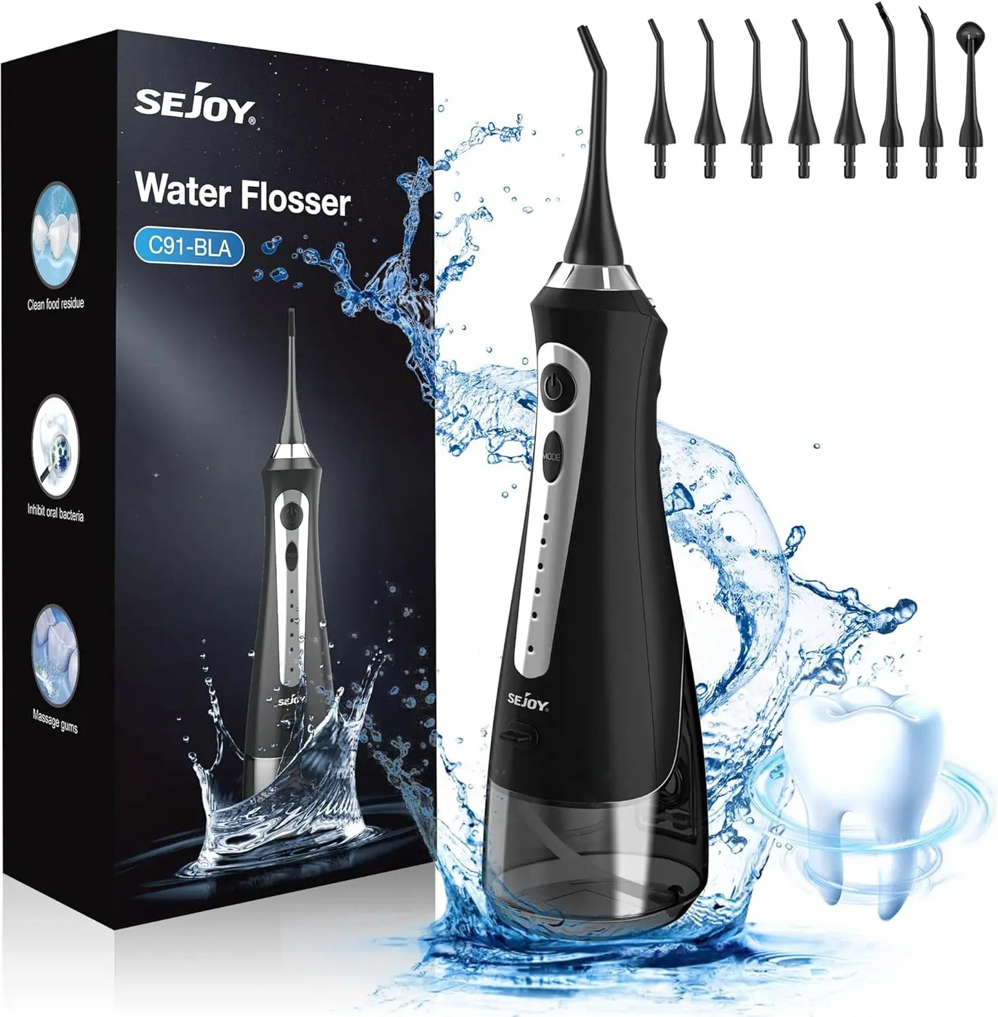 Dental Mouth Washing Machine Travel Portable Water Flosser Teeth Whitening