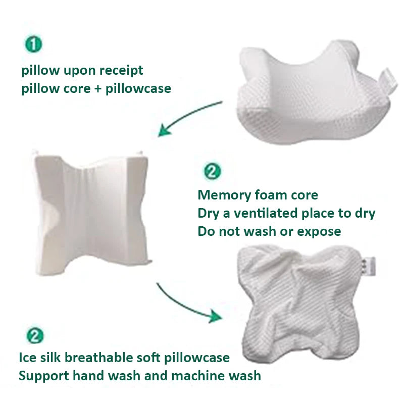 Couple Cuddle Pillow with Hand Hole Memory Foam Love Pillow for Couples