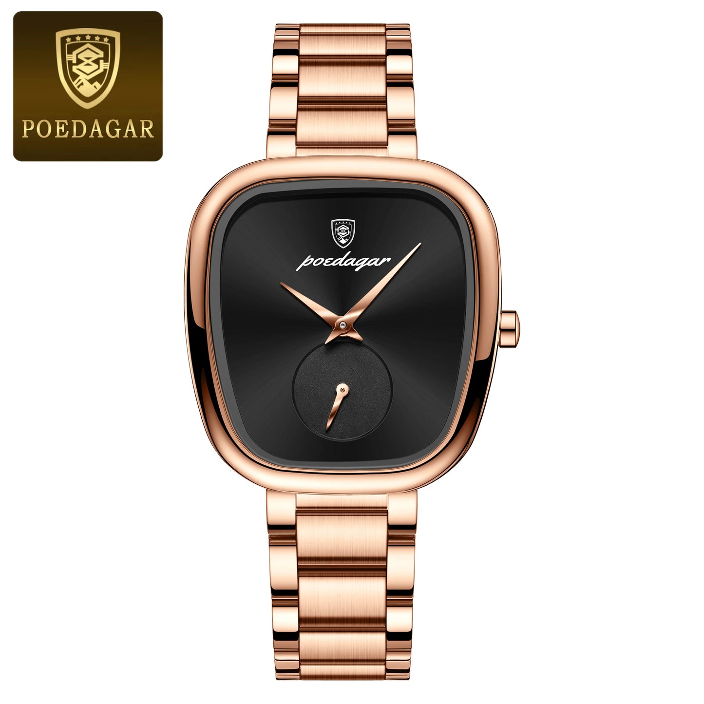 Luxury Watch for Woman Waterproof Stainless Steel Quartz Ladies Watch