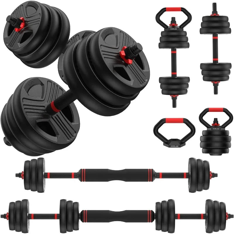 Adjustable dumbbell set, Free Weights set with upgraded nut.