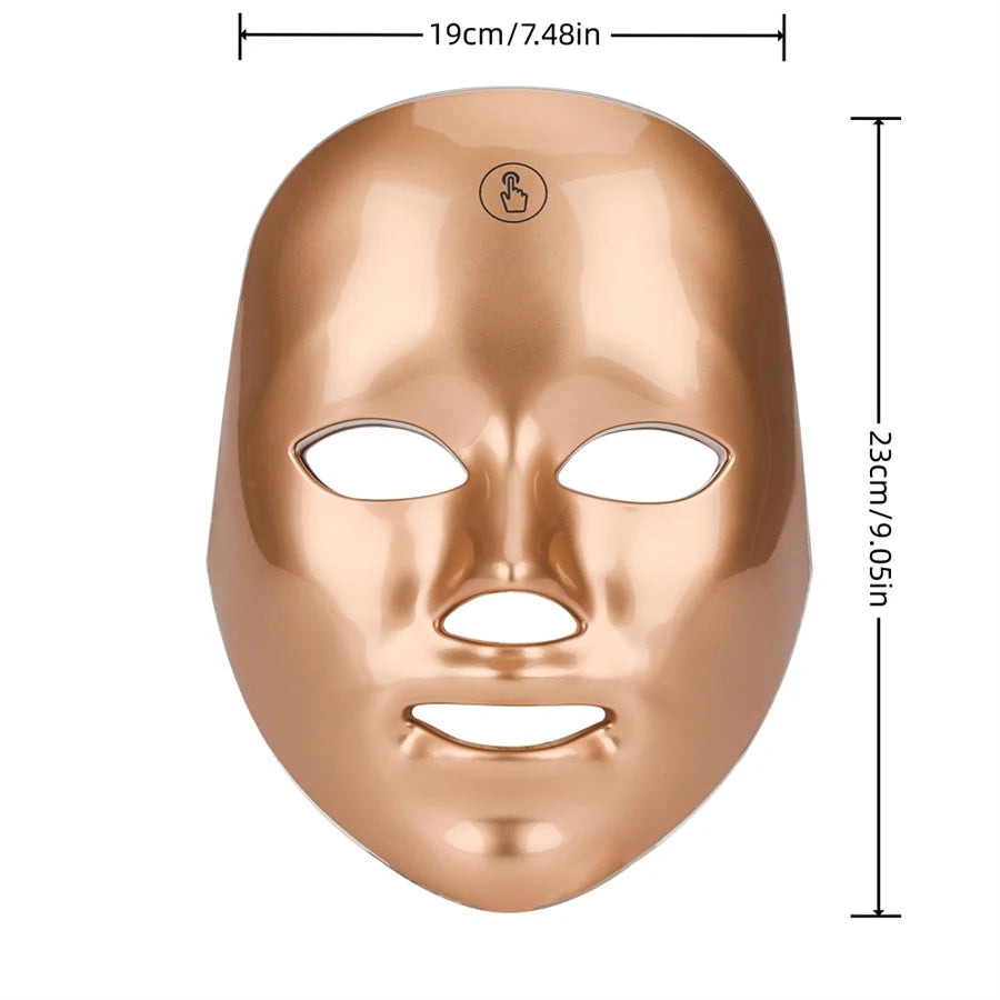 Beauty Mask for Women - USB Rechargeable, Touch Control Facial Care Device