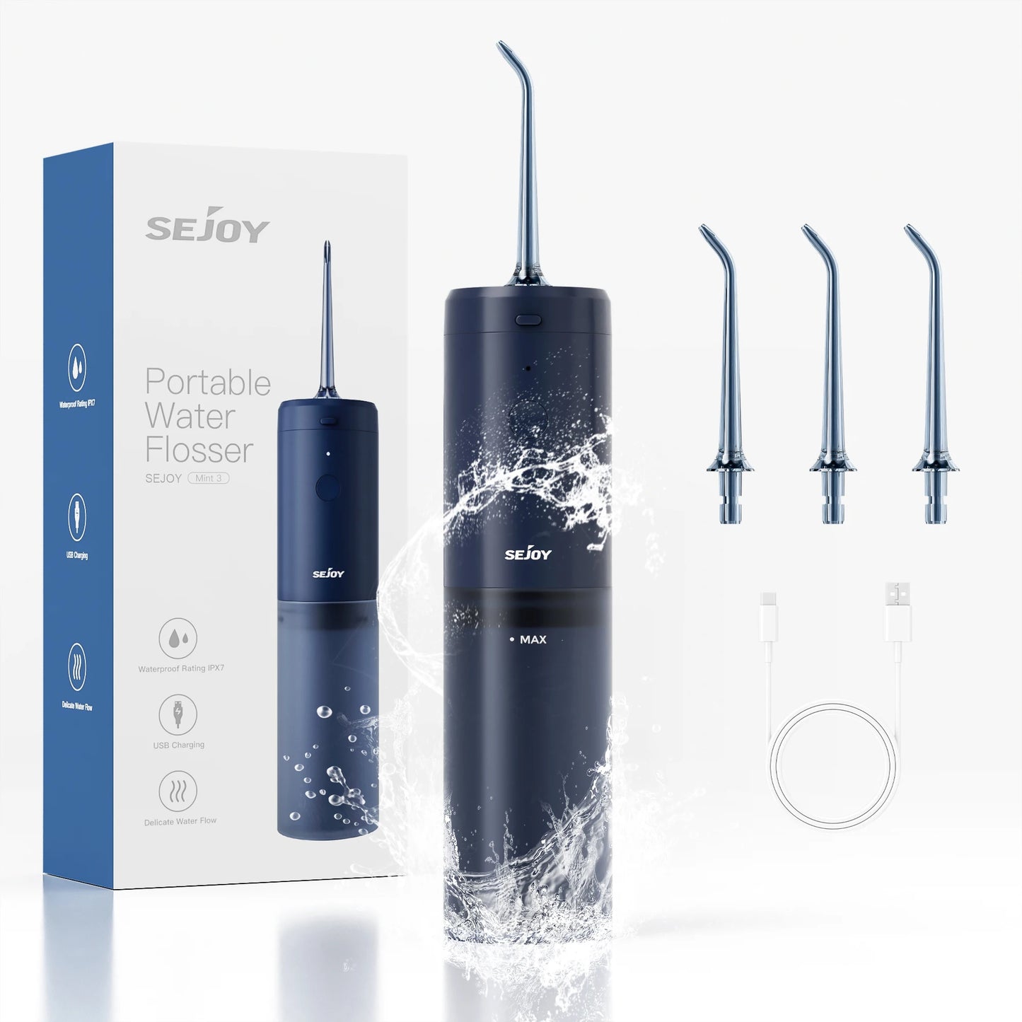 Dental Mouth Washing Machine Travel Portable Water Flosser Teeth Whitening