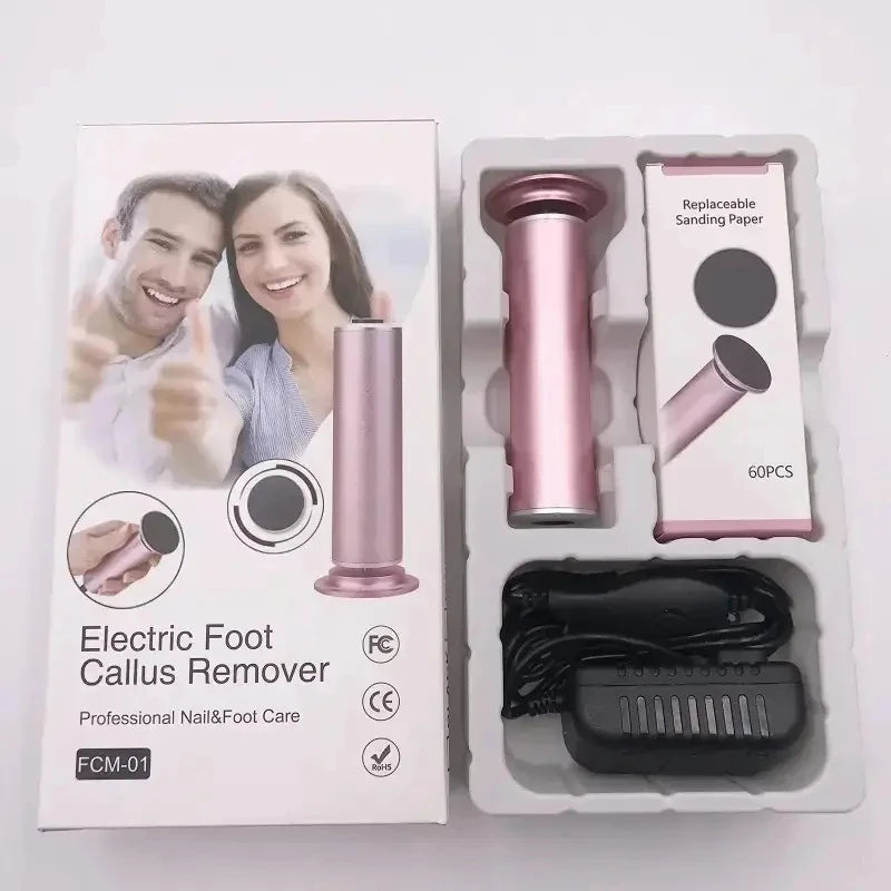 Electronic foot file pedicure sander for removing dead skin