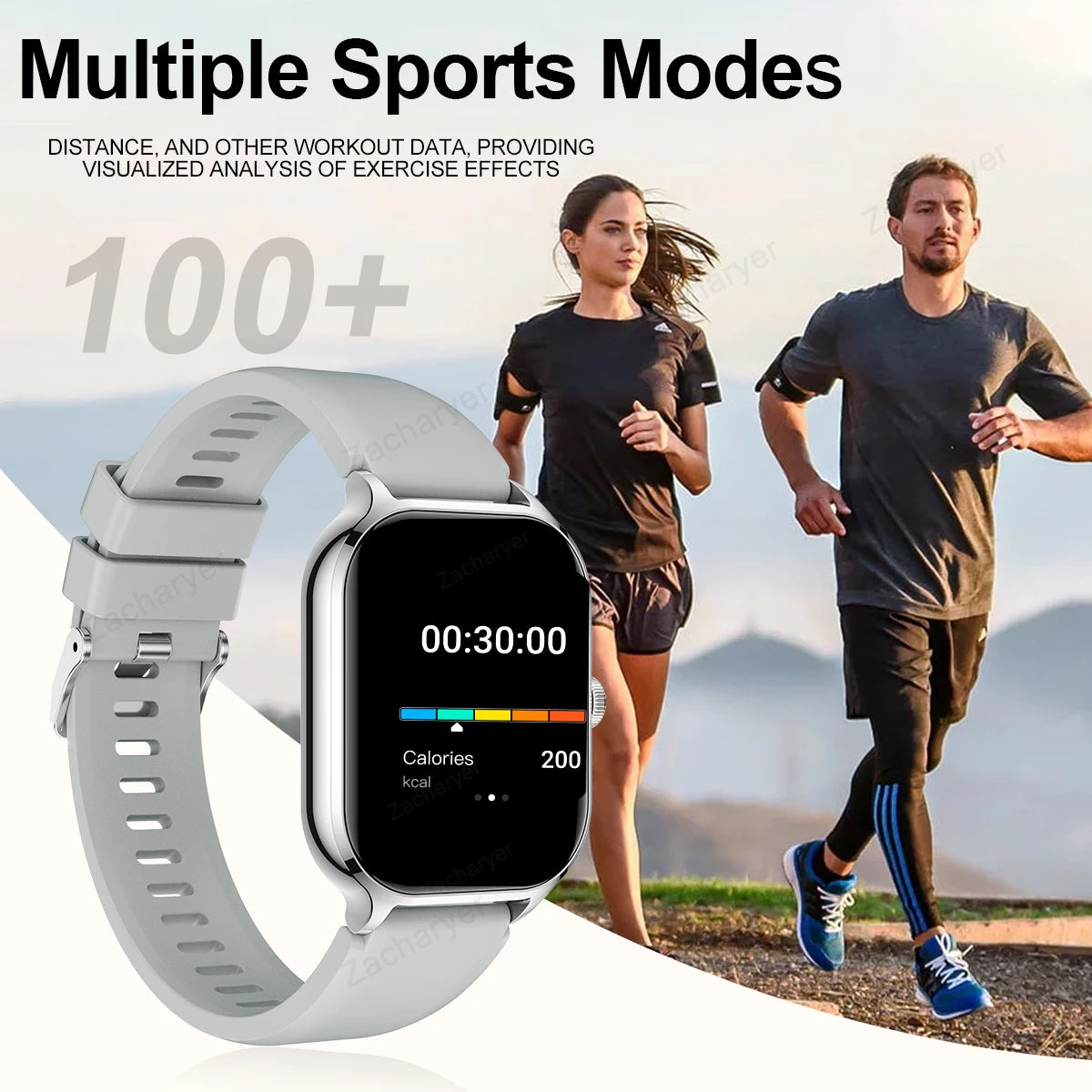 Smart Watch, Wireless Dialing, Multiple Sport Modes, iPhone/Android