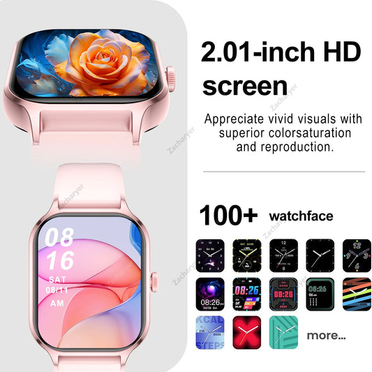 Smart watch full touch screen, sports watch, can answer and make calls