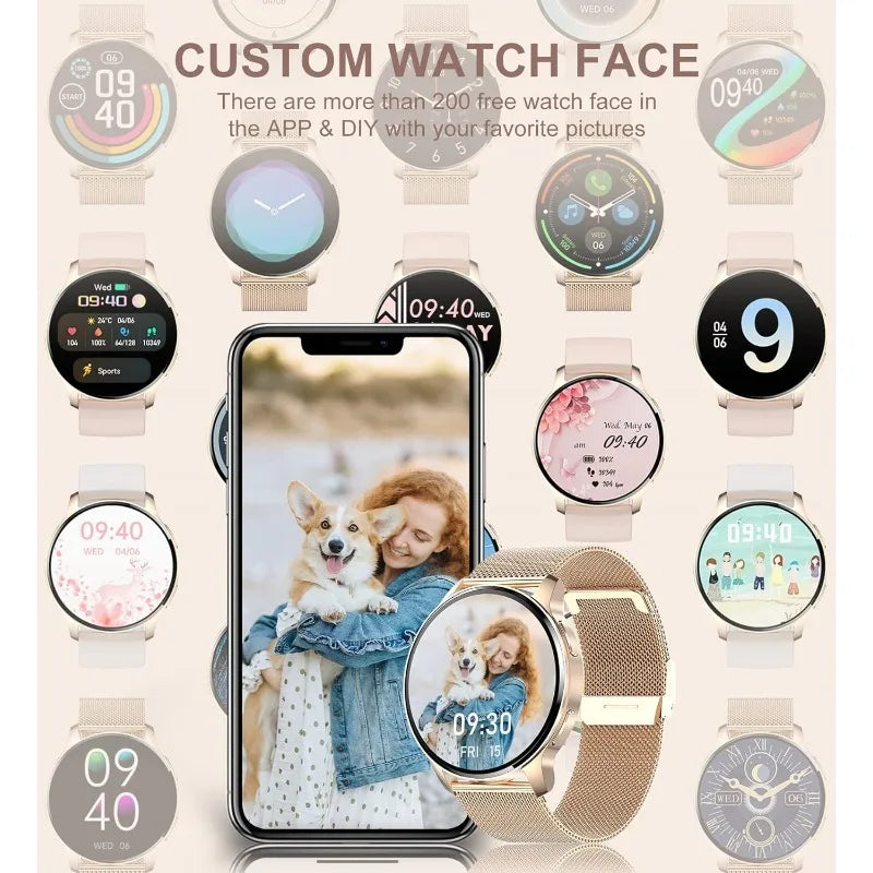 Smart Watch for Women Fitness Tracker for Android