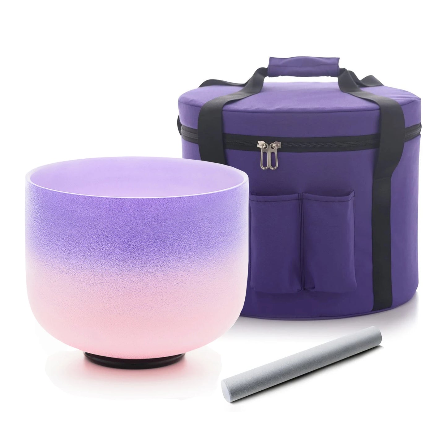 Crystal Singing Bowl 3Pcs for Sound Healing with Stick and Bag