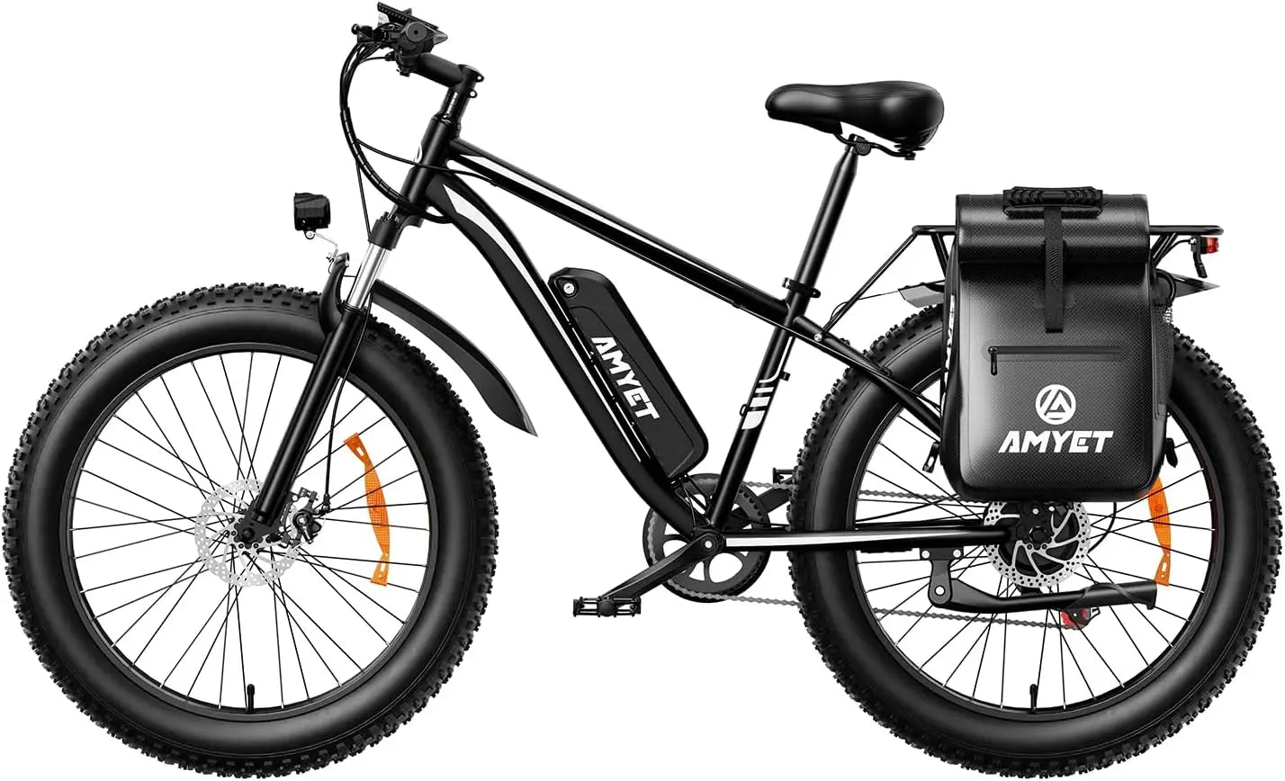 Electric Bike for Adults Bike 26" Fat Tire Mountain 31mph Dual Shock Absorber