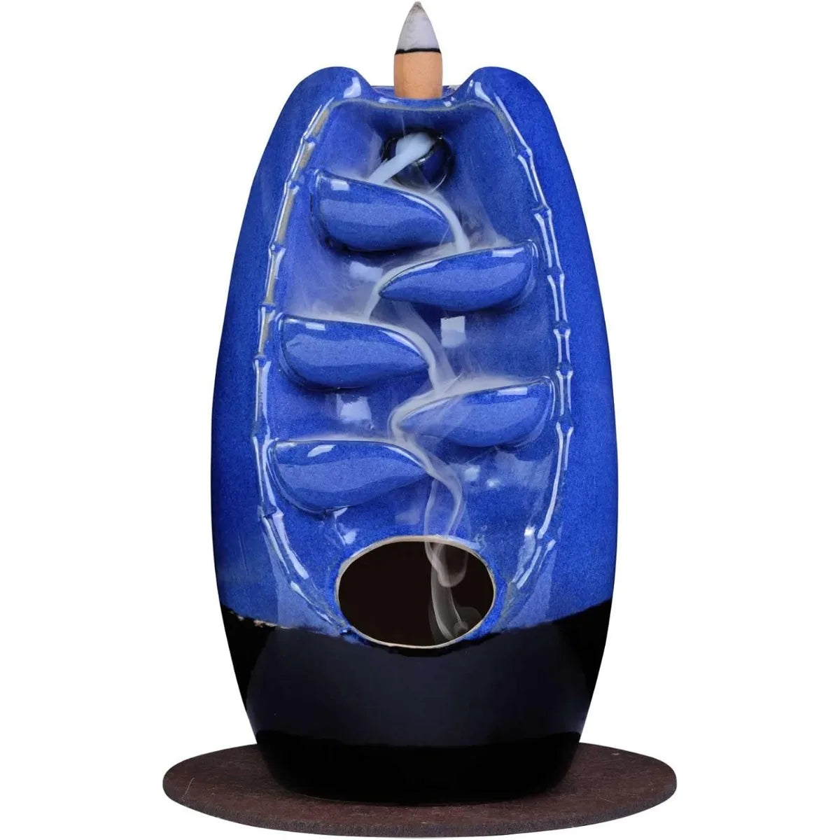 Ceramic Backflow Incense Holder Burner Waterfall, Aromatherapy Ornament