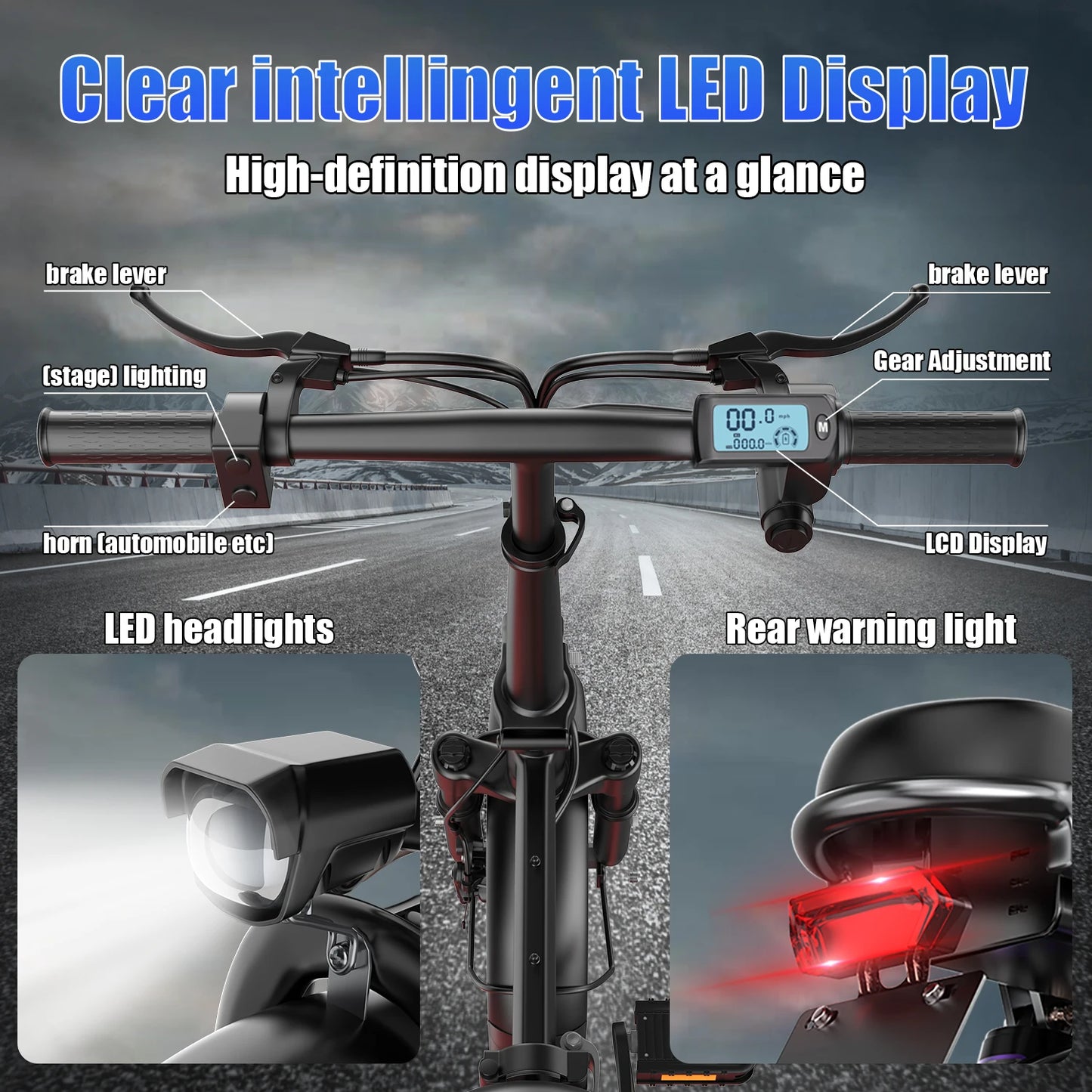 Electric Bike for Adults, Removable Battery, 20MPH 35 Miles Ebikes for Women Men