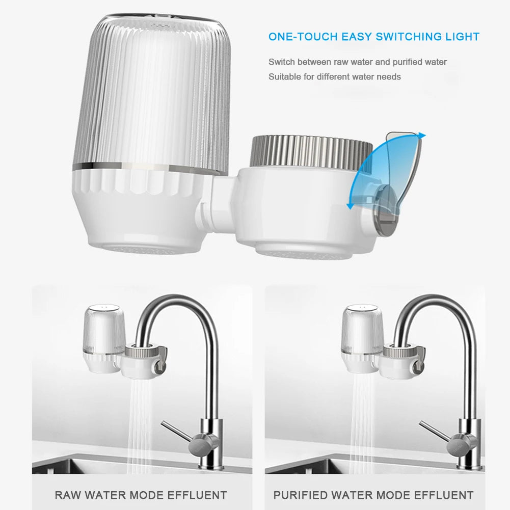 Kitchen Tap Faucet Water Filter Purifier System Rust Bacteria Removal Water Filter for Home Daily Use