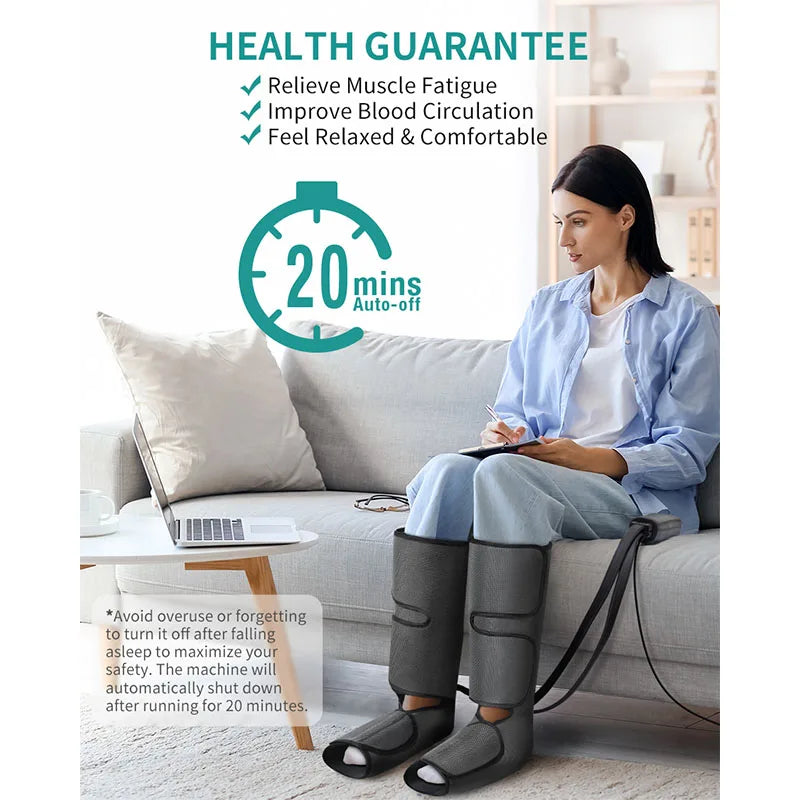 Leg Massager Air Compression for Blood Circulation and Relaxation