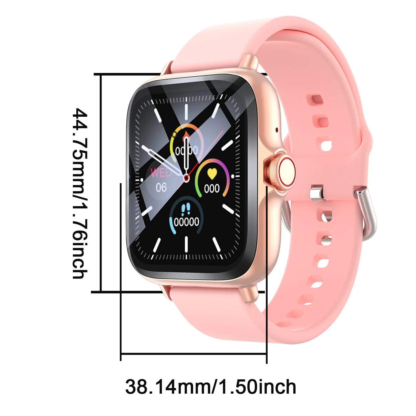 Smart watch with multiple sports modes, can make and receive calls