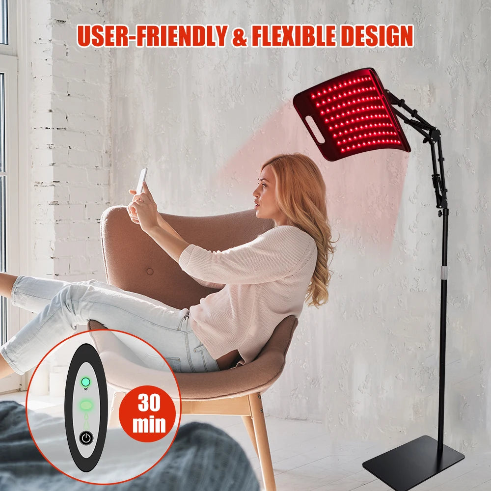 Red Light Lamp For Face and Body Home Infrared Light Panel Device