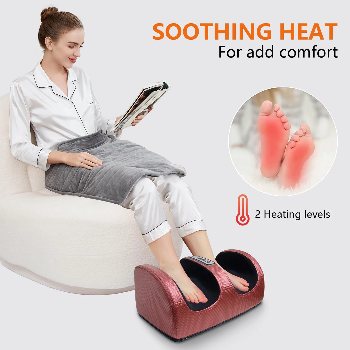 Foot massage, kneading foot electric heating home machine