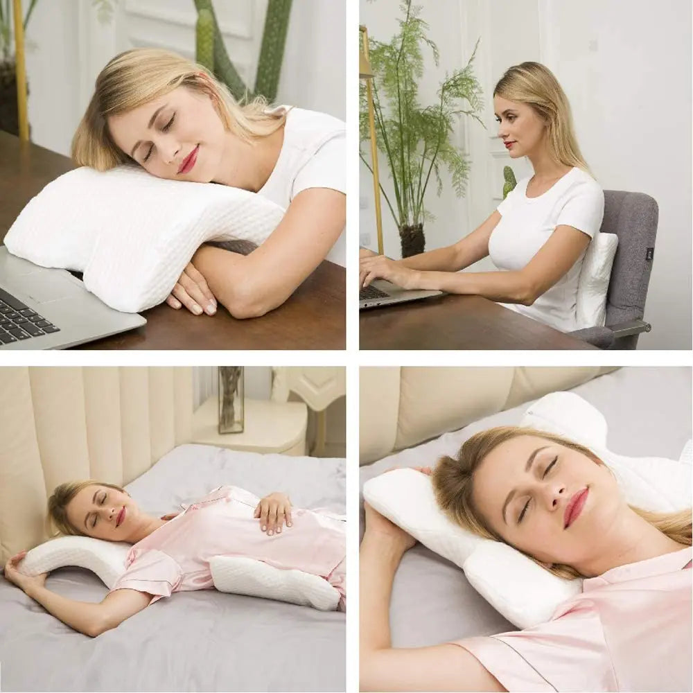 Couple Cuddle Pillow with Hand Hole Memory Foam Love Pillow for Couples