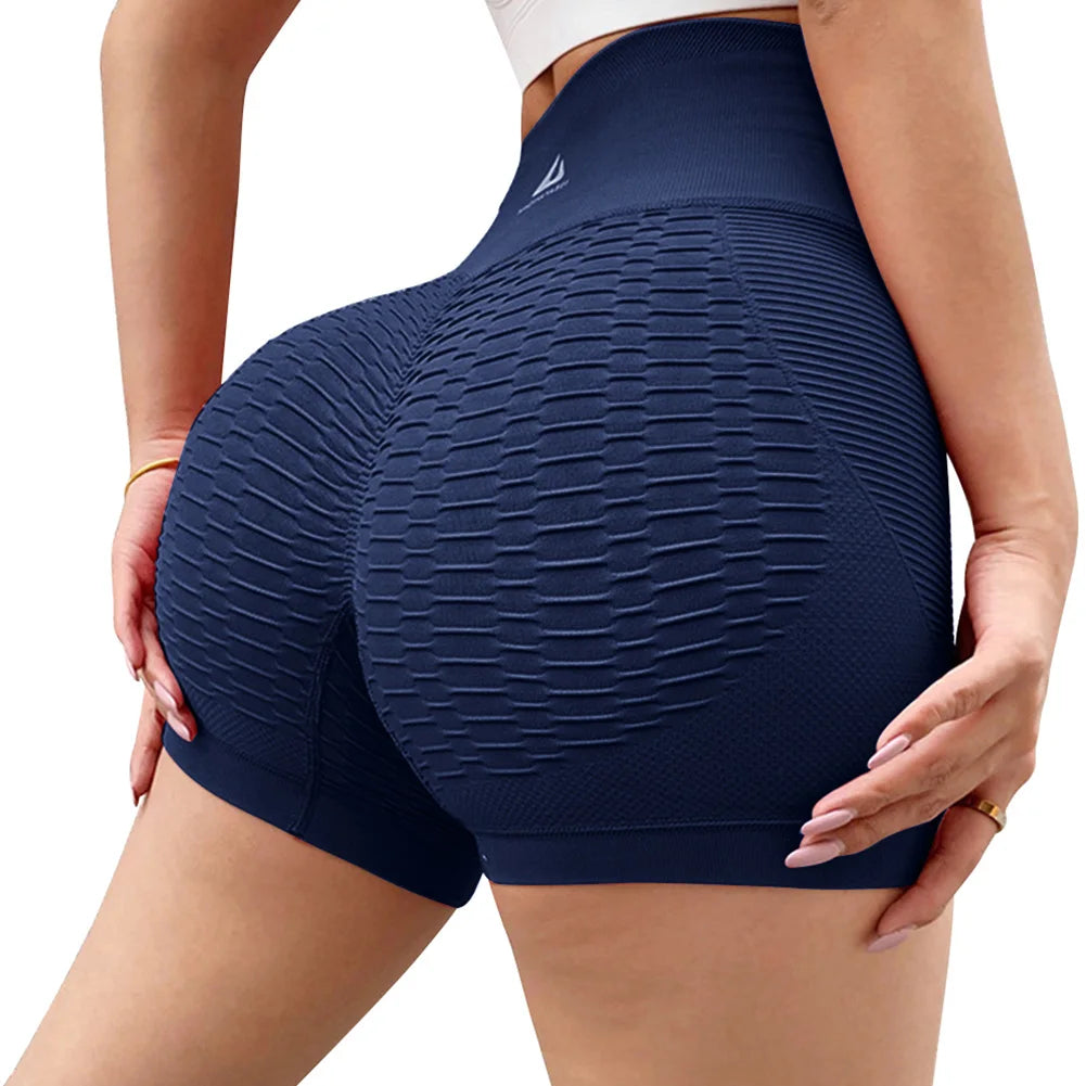Workout Shorts for Women Butt Lifting Running Shorts High Waisted Exercise Fitness