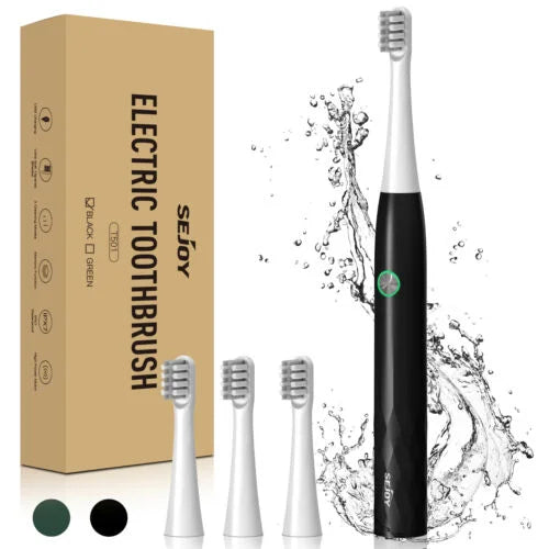 Sonic Electric Toothbrush for Adults Dental Rechargeable 5 Cleaning Modes