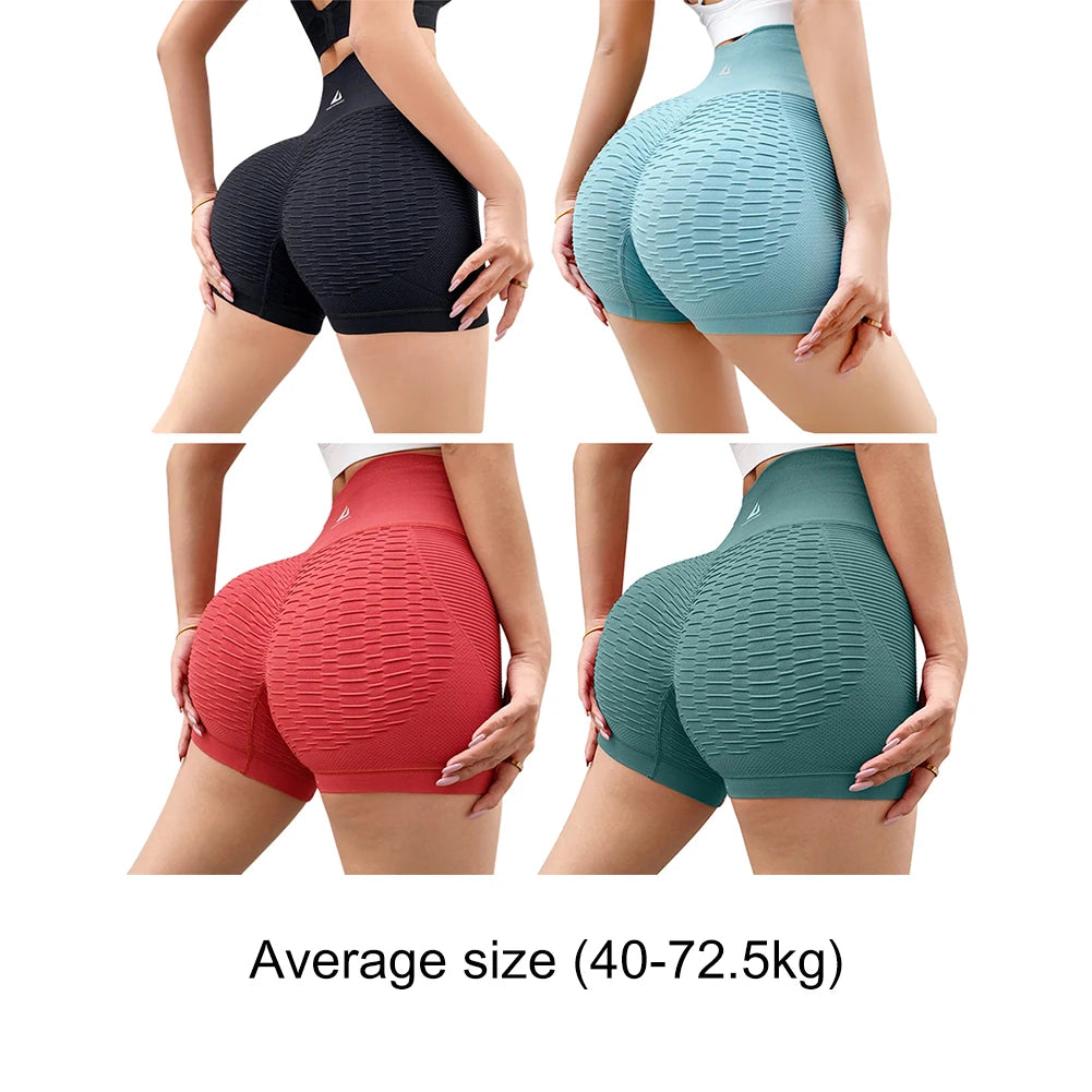 Workout Shorts for Women Butt Lifting Running Shorts High Waisted Exercise Fitness