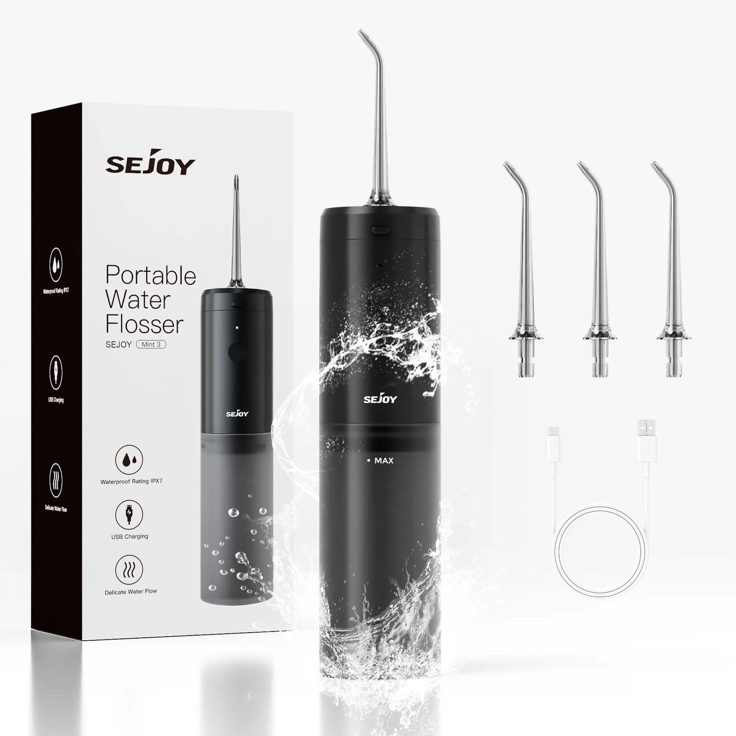 Dental Mouth Washing Machine Travel Portable Water Flosser Teeth Whitening