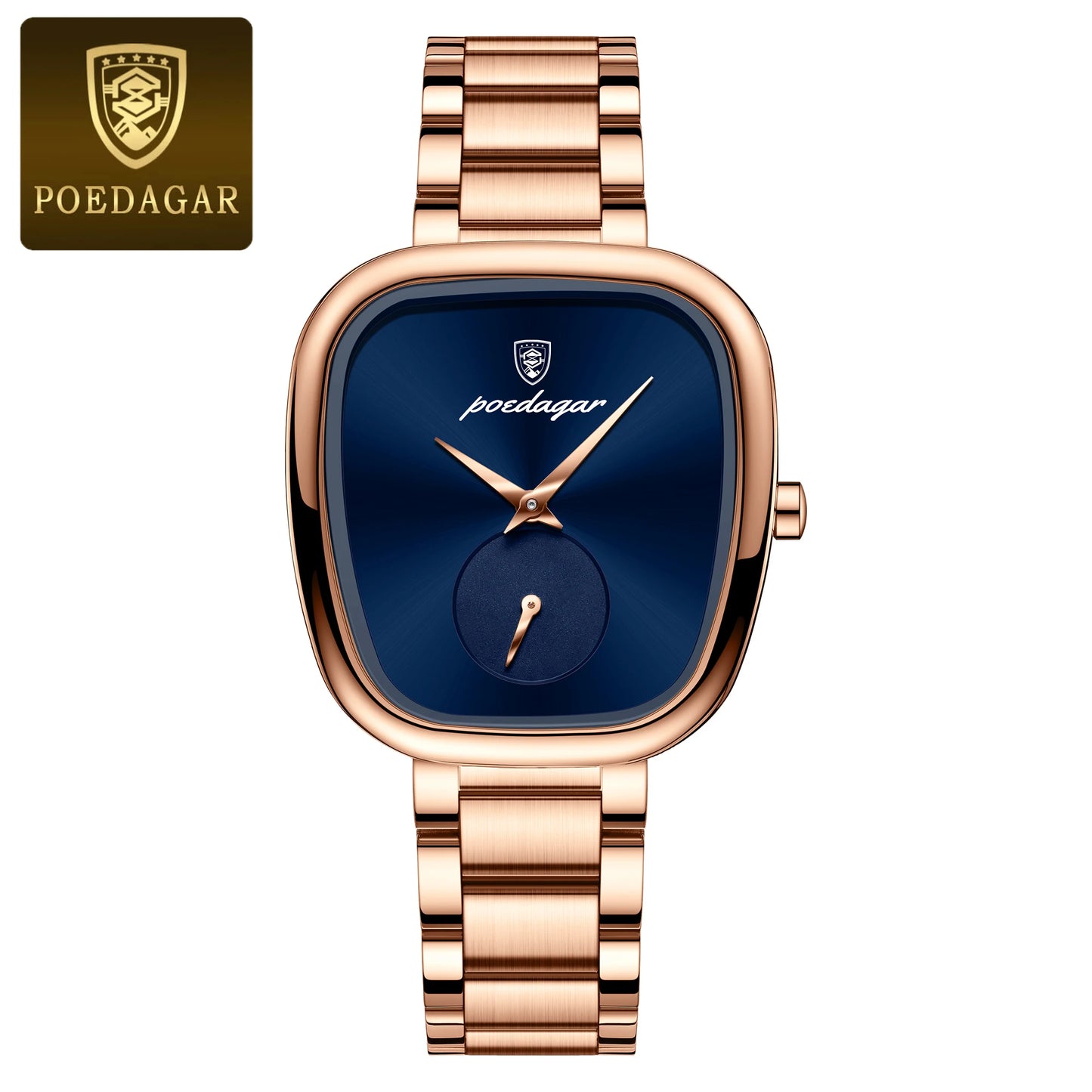 Luxury Watch for Woman Waterproof Stainless Steel Quartz Ladies Watch