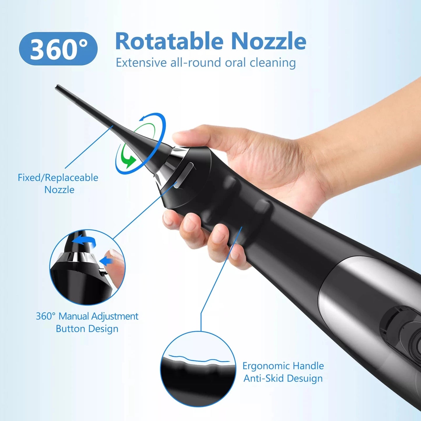 Dental Mouth Washing Machine Travel Portable Water Flosser Teeth Whitening