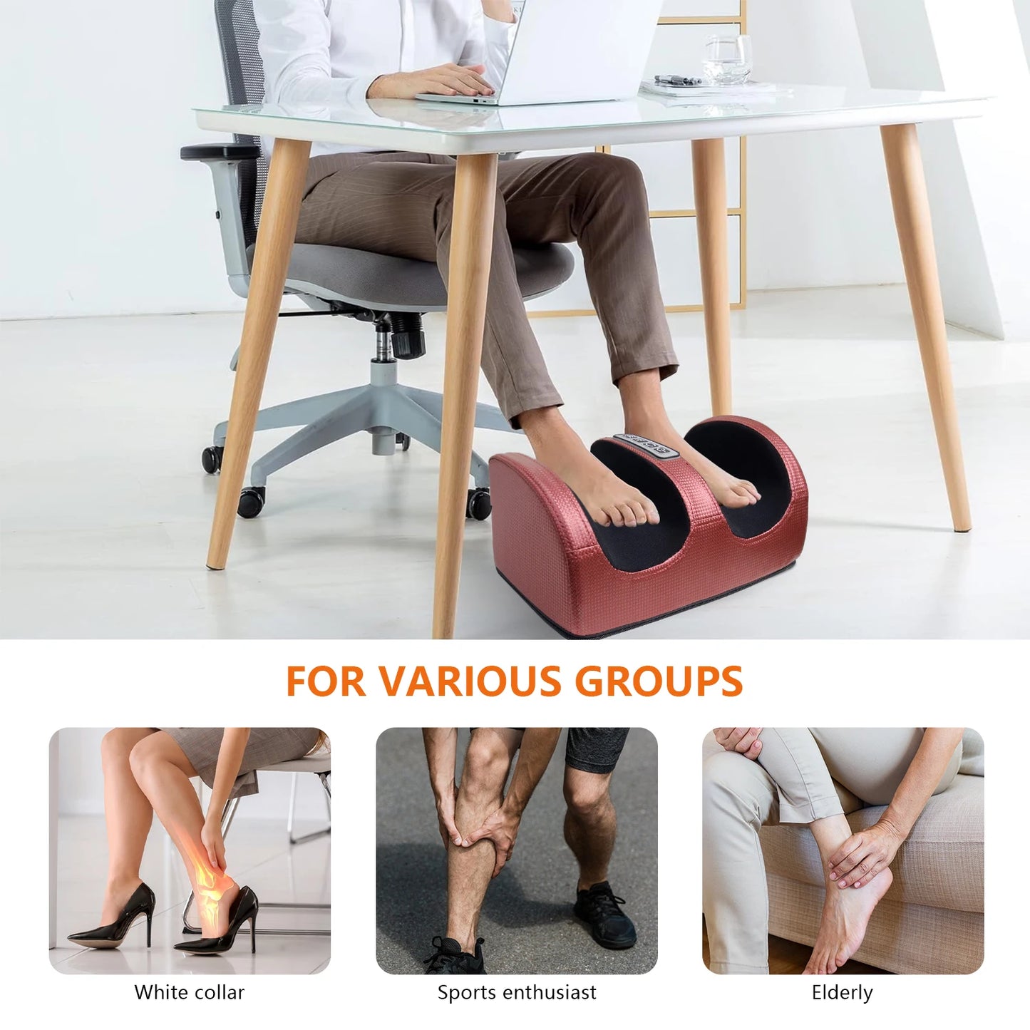 Foot massage, kneading foot electric heating home machine