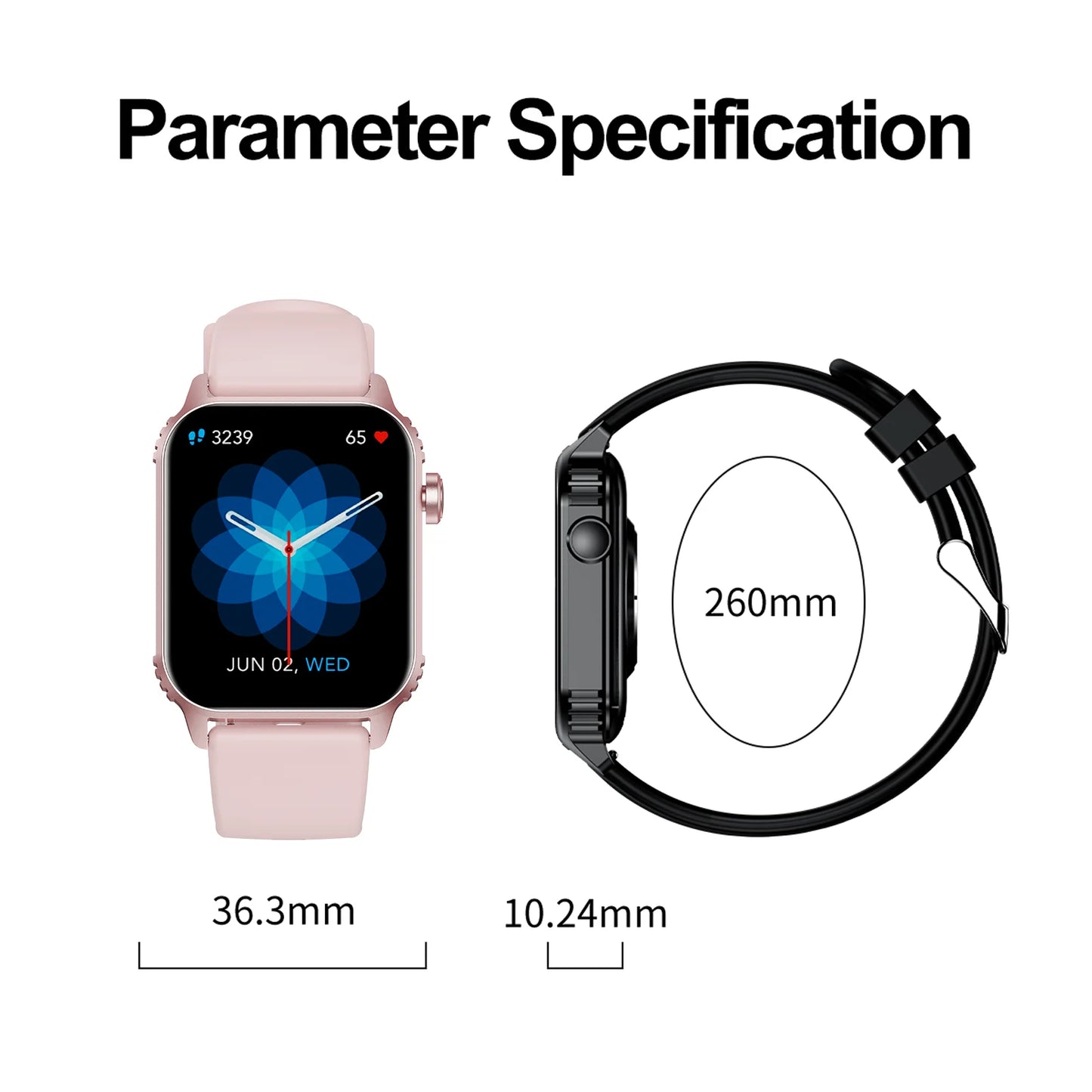 Smartwatch for Men Women (Answer/Make Call), Fitness Tracker