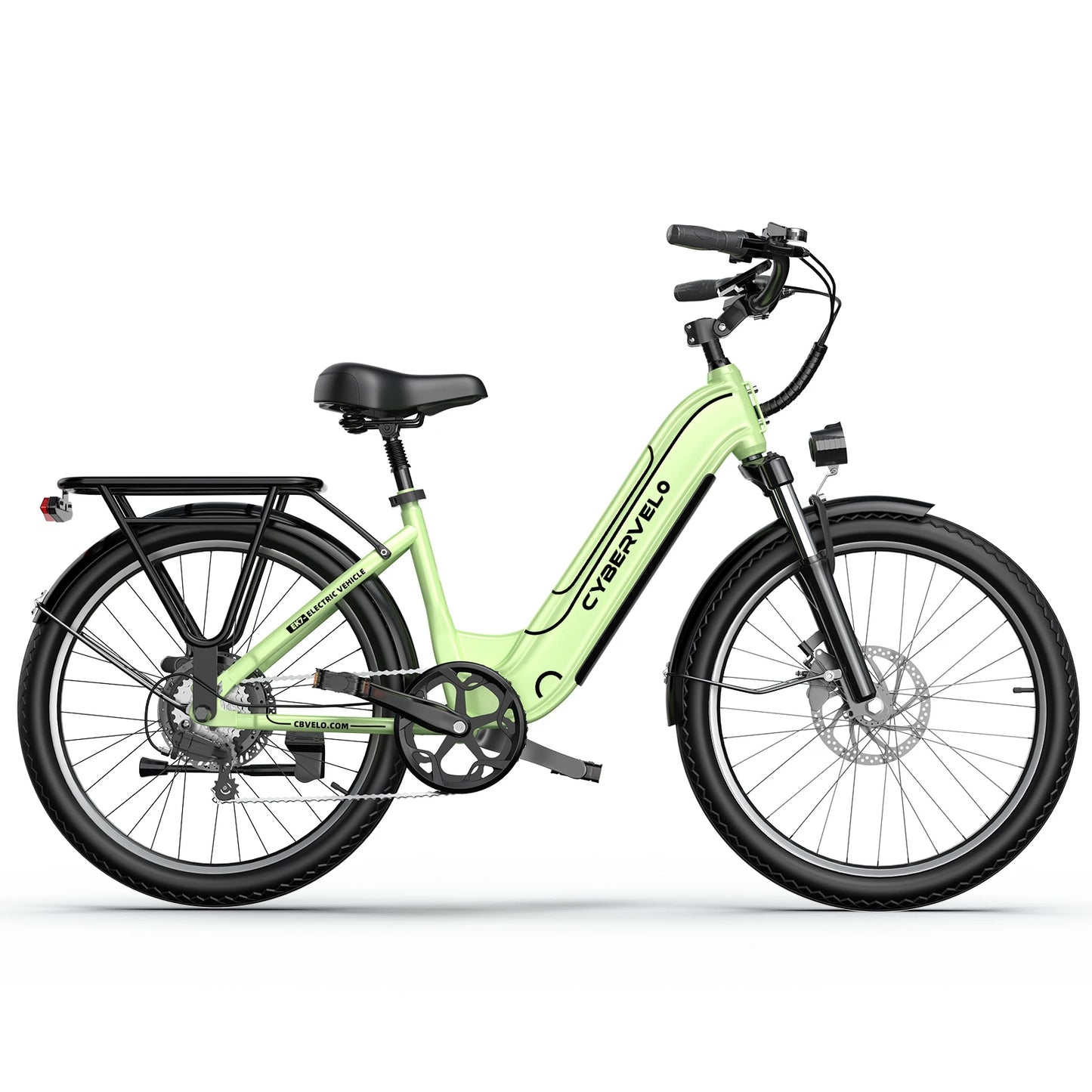 Electric E Bike with 7-Speed,Electric Bike for Adults,up 80 Miles Removable Battery