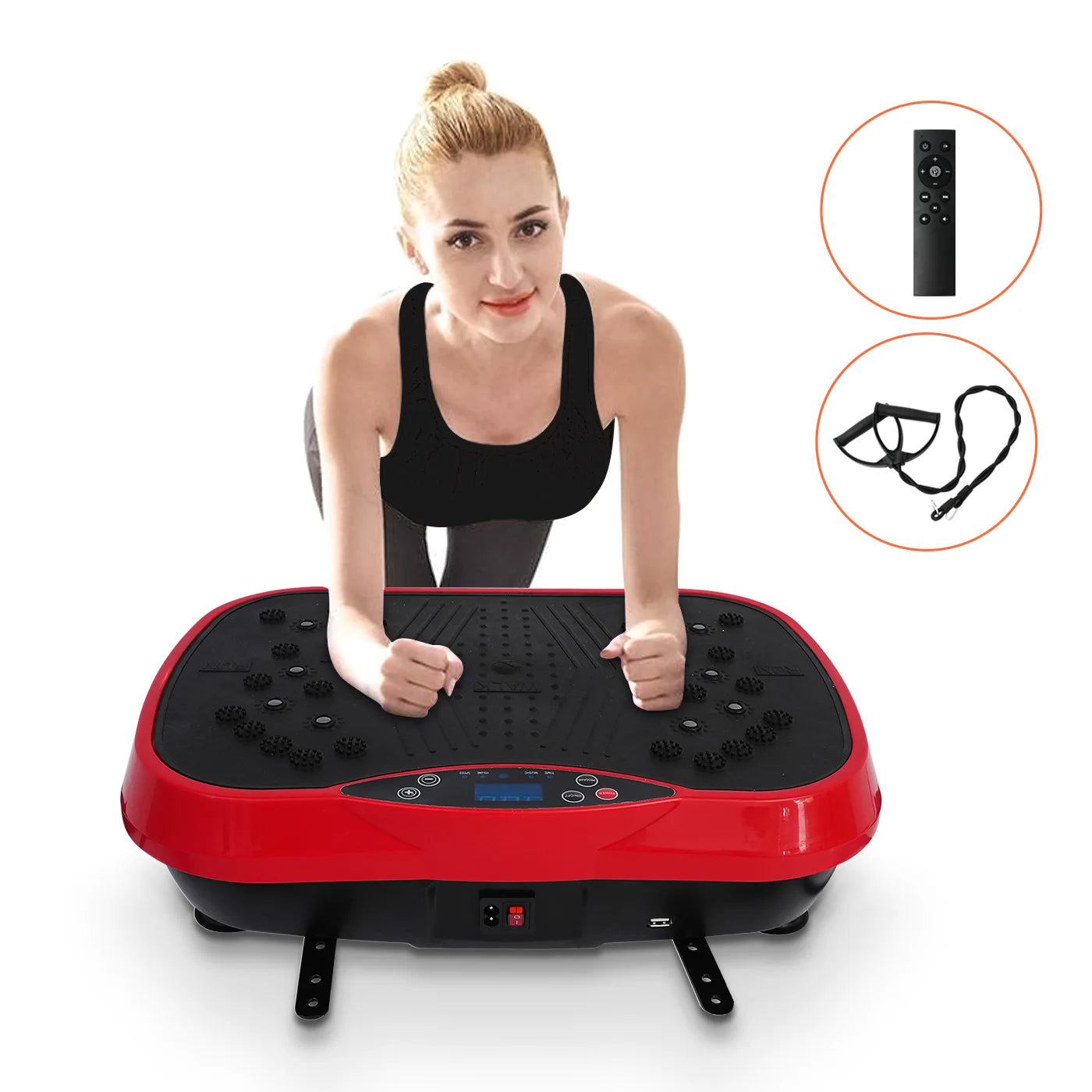 Vibration Plate Exercise Machine Fat-Burning Home Fitness. Shaping Whole Body Workout Portable Fitness Equipment