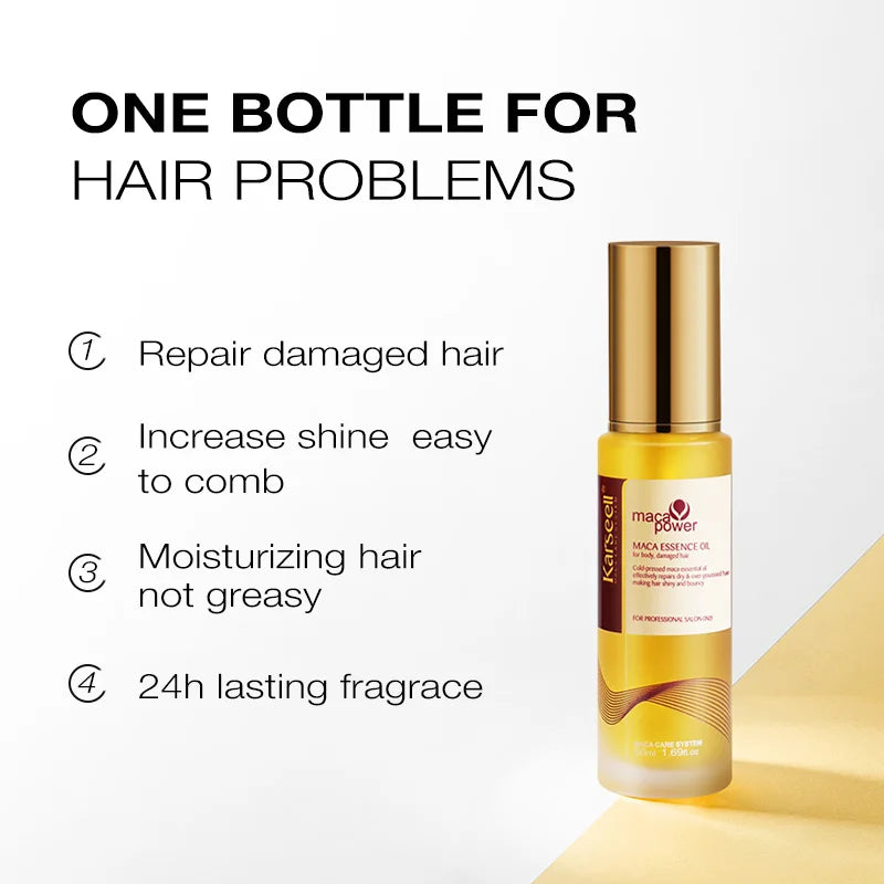 Moroccan Argan Oil for Hair Healing Cold Pressed Weightless Hair Serum for Dry Damaged Hair