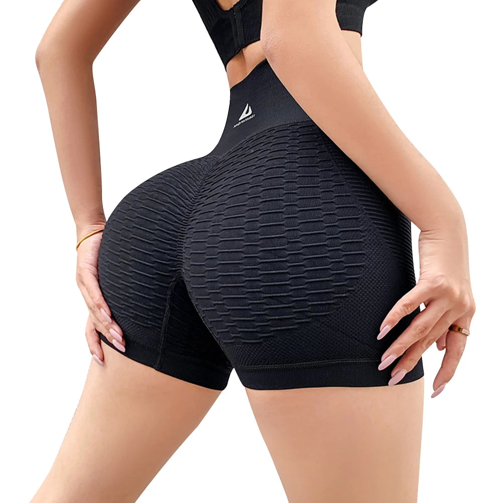 Workout Shorts for Women Butt Lifting Running Shorts High Waisted Exercise Fitness