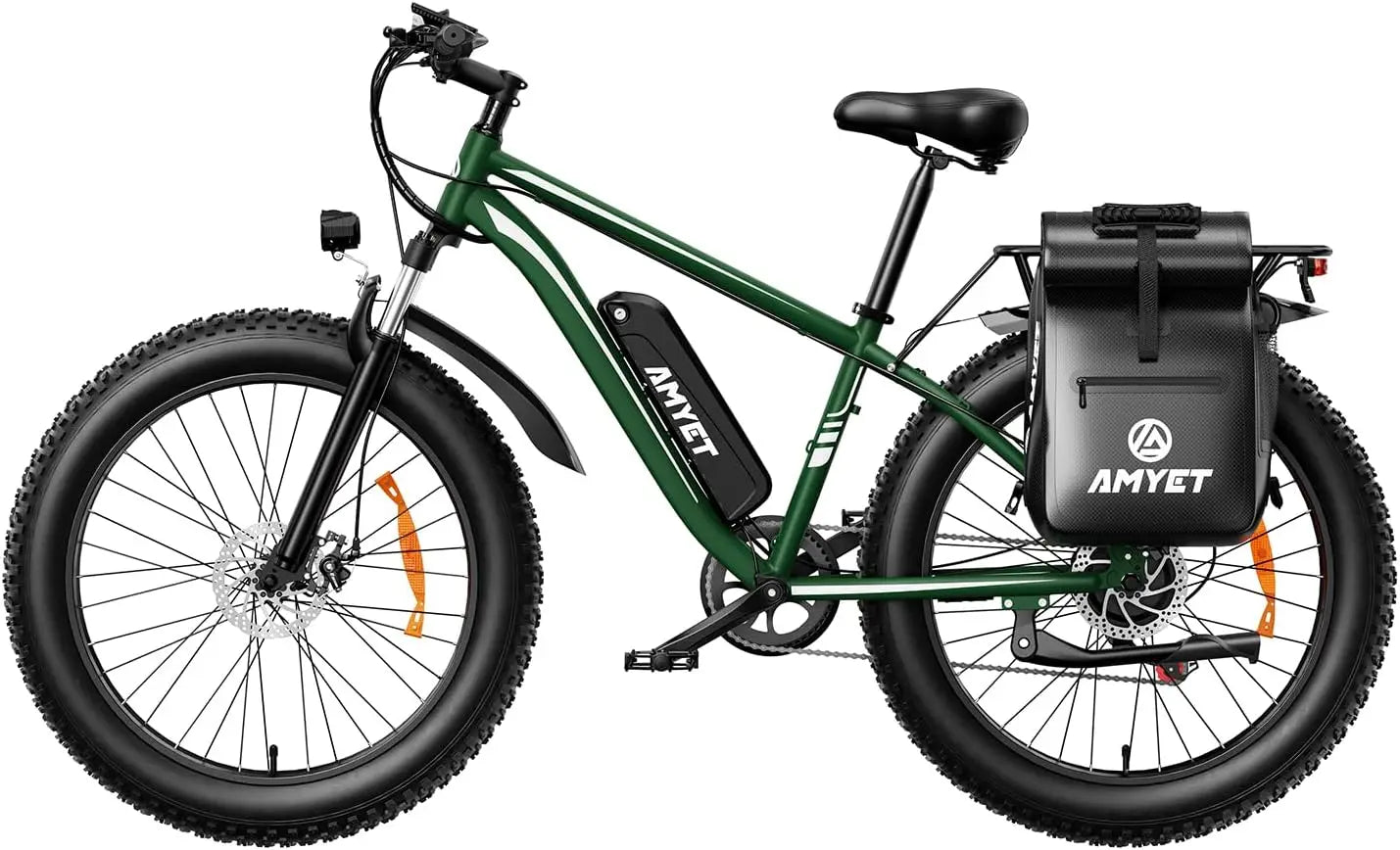 Electric Bike for Adults Bike 26" Fat Tire Mountain 31mph Dual Shock Absorber