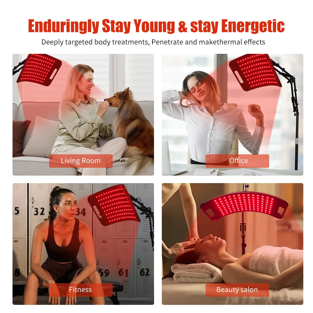 Red Light Lamp For Face and Body Home Infrared Light Panel Device