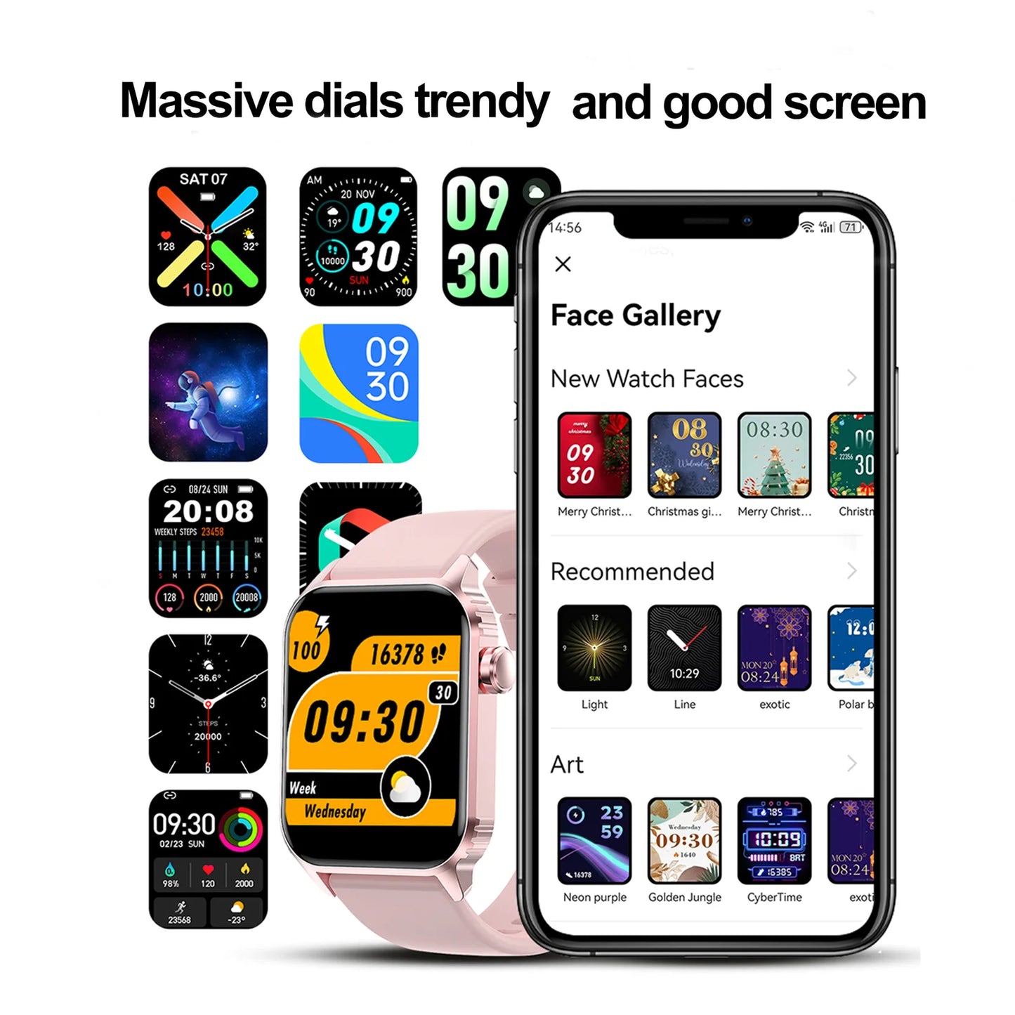 Smartwatch for Men Women (Answer/Make Call), Fitness Tracker
