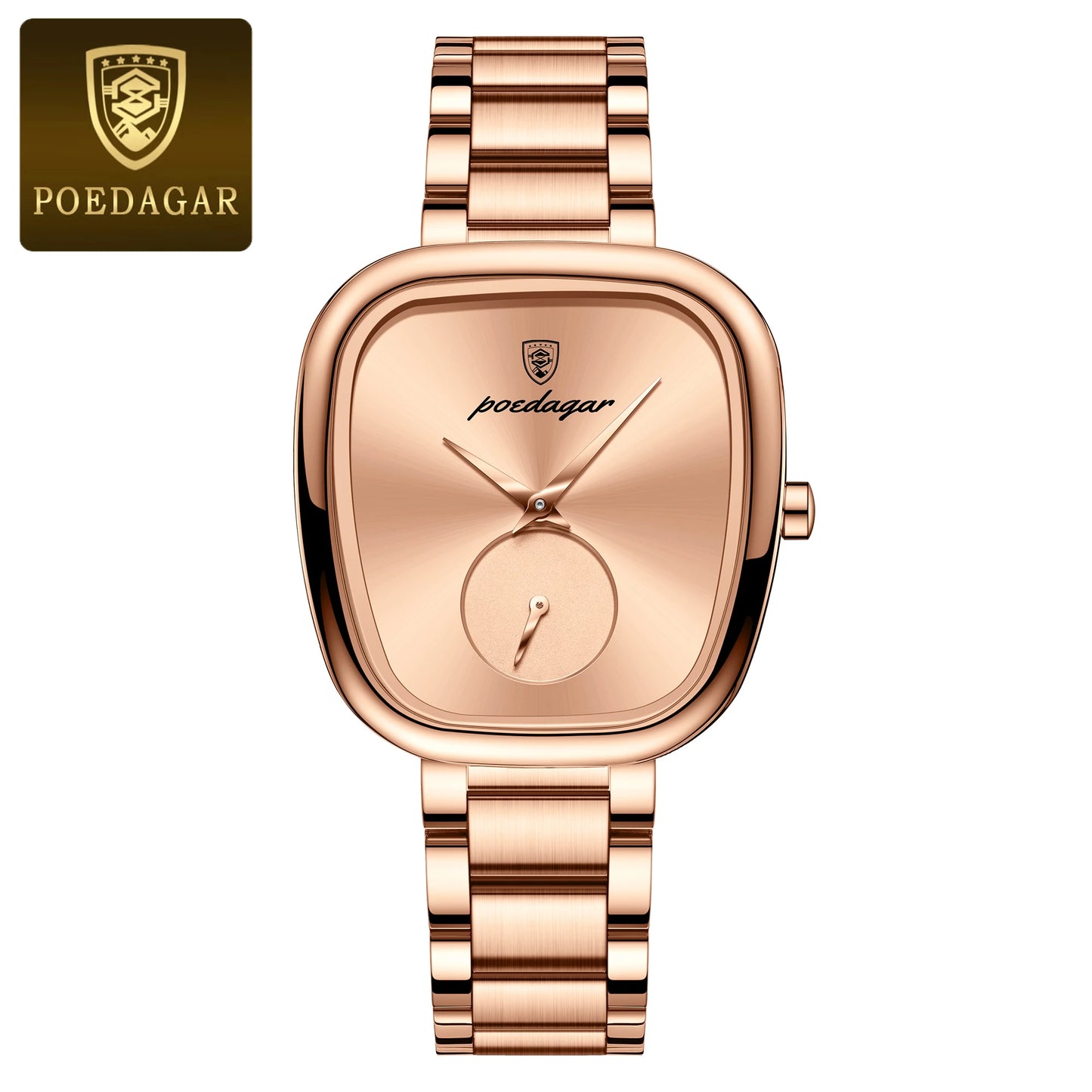Luxury Watch for Woman Waterproof Stainless Steel Quartz Ladies Watch