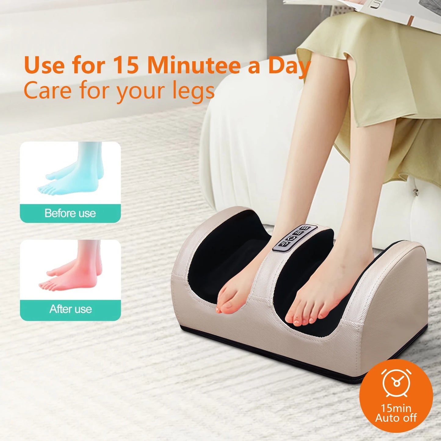 Foot massage, kneading foot electric heating home machine