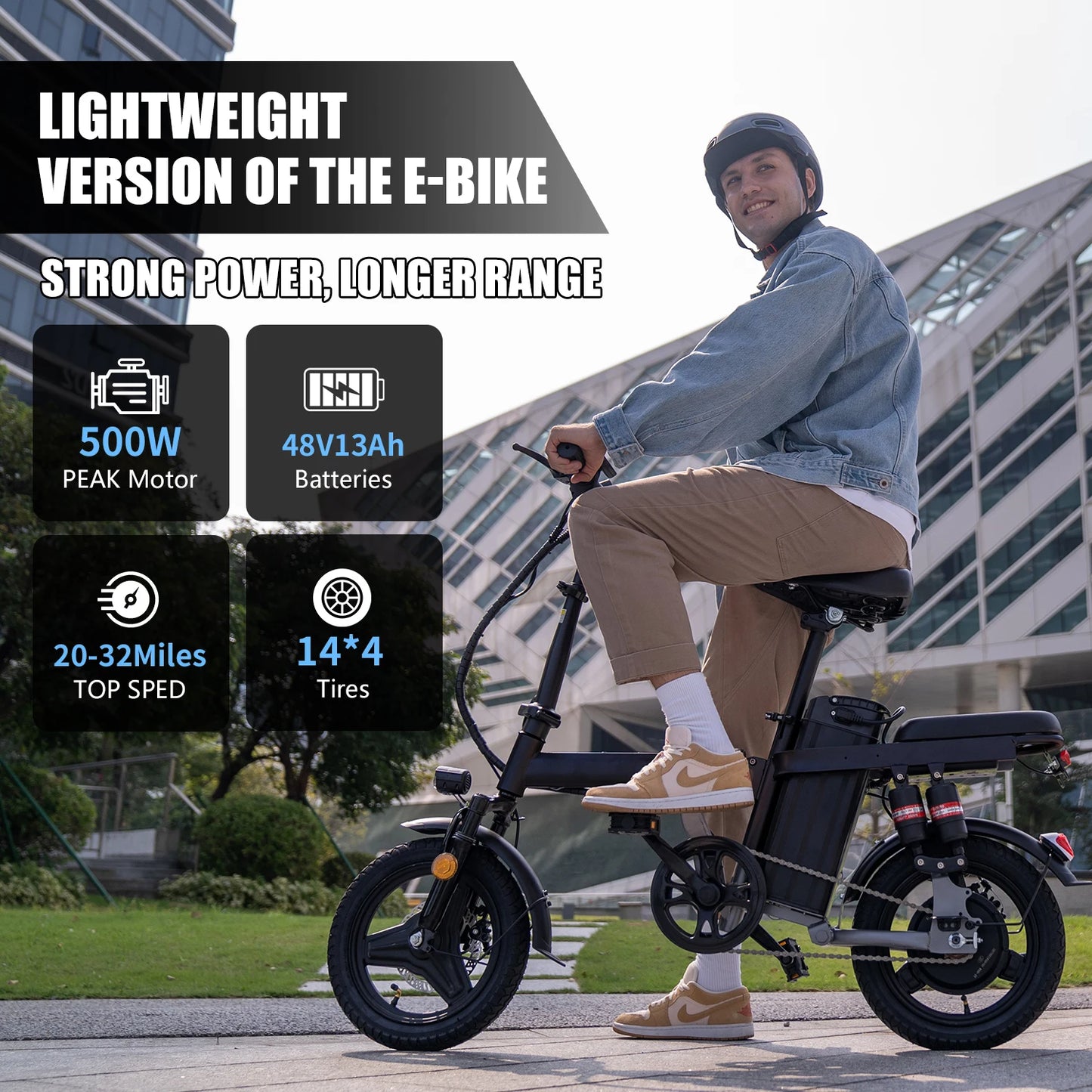 Electric Bike for Adults, Removable Battery, 20MPH 35 Miles Ebikes for Women Men