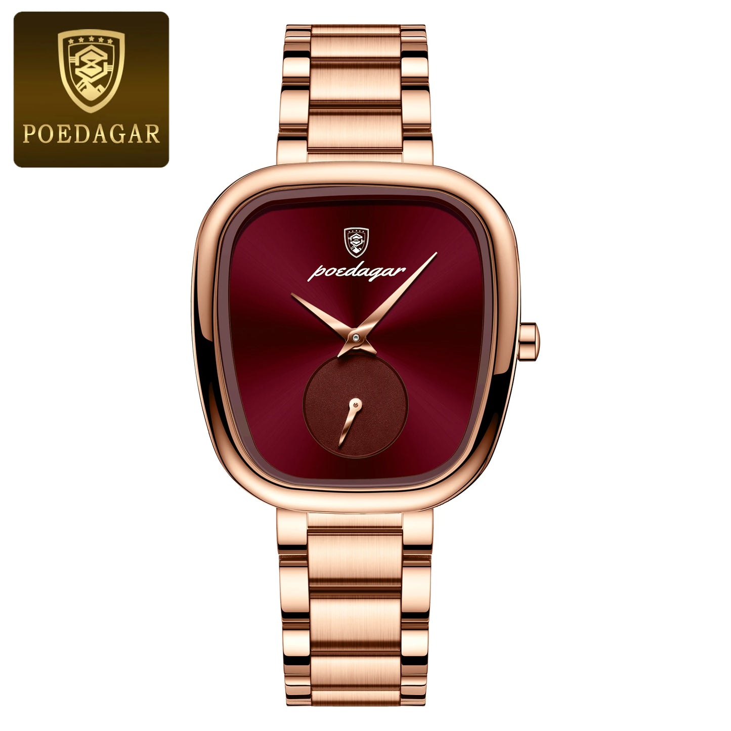 Luxury Watch for Woman Waterproof Stainless Steel Quartz Ladies Watch
