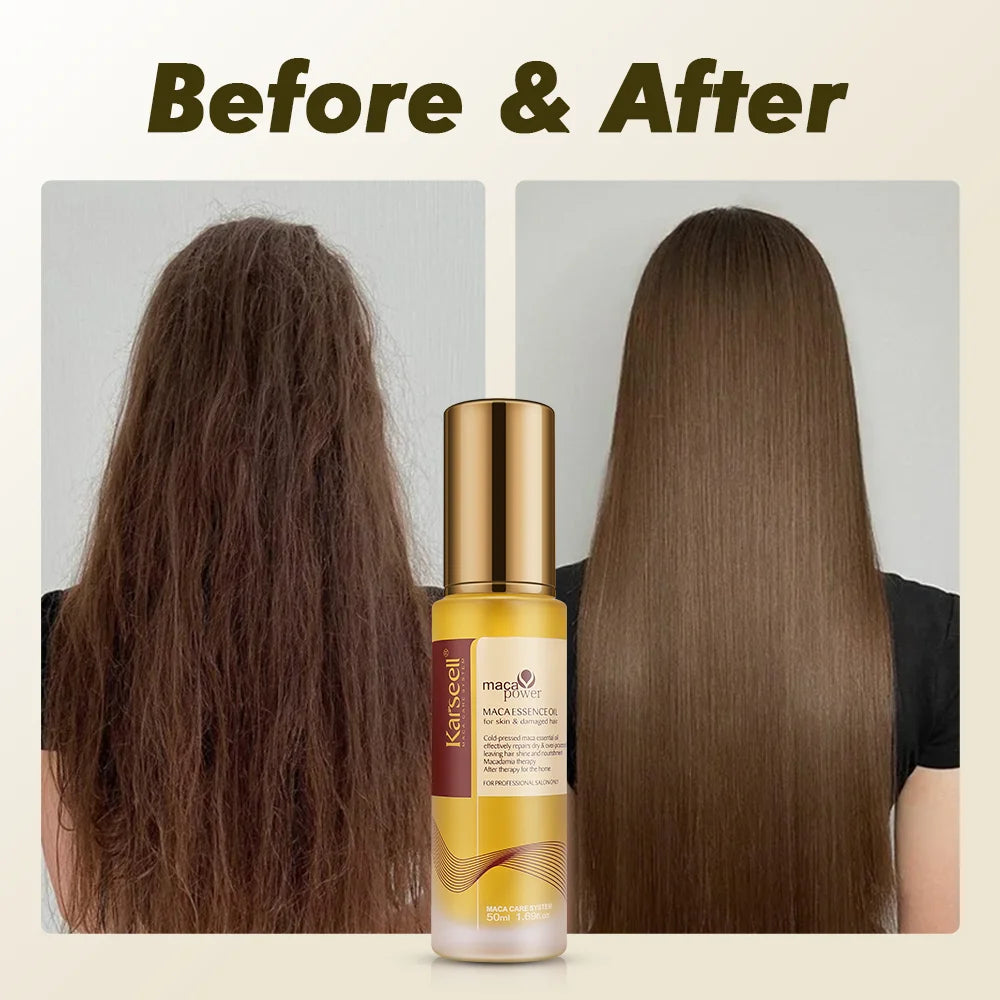 Moroccan Argan Oil for Hair Healing Cold Pressed Weightless Hair Serum for Dry Damaged Hair