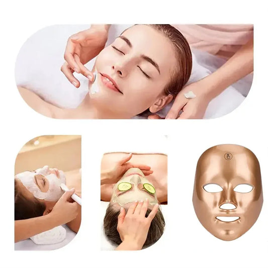 Beauty Mask for Women - USB Rechargeable, Touch Control Facial Care Device