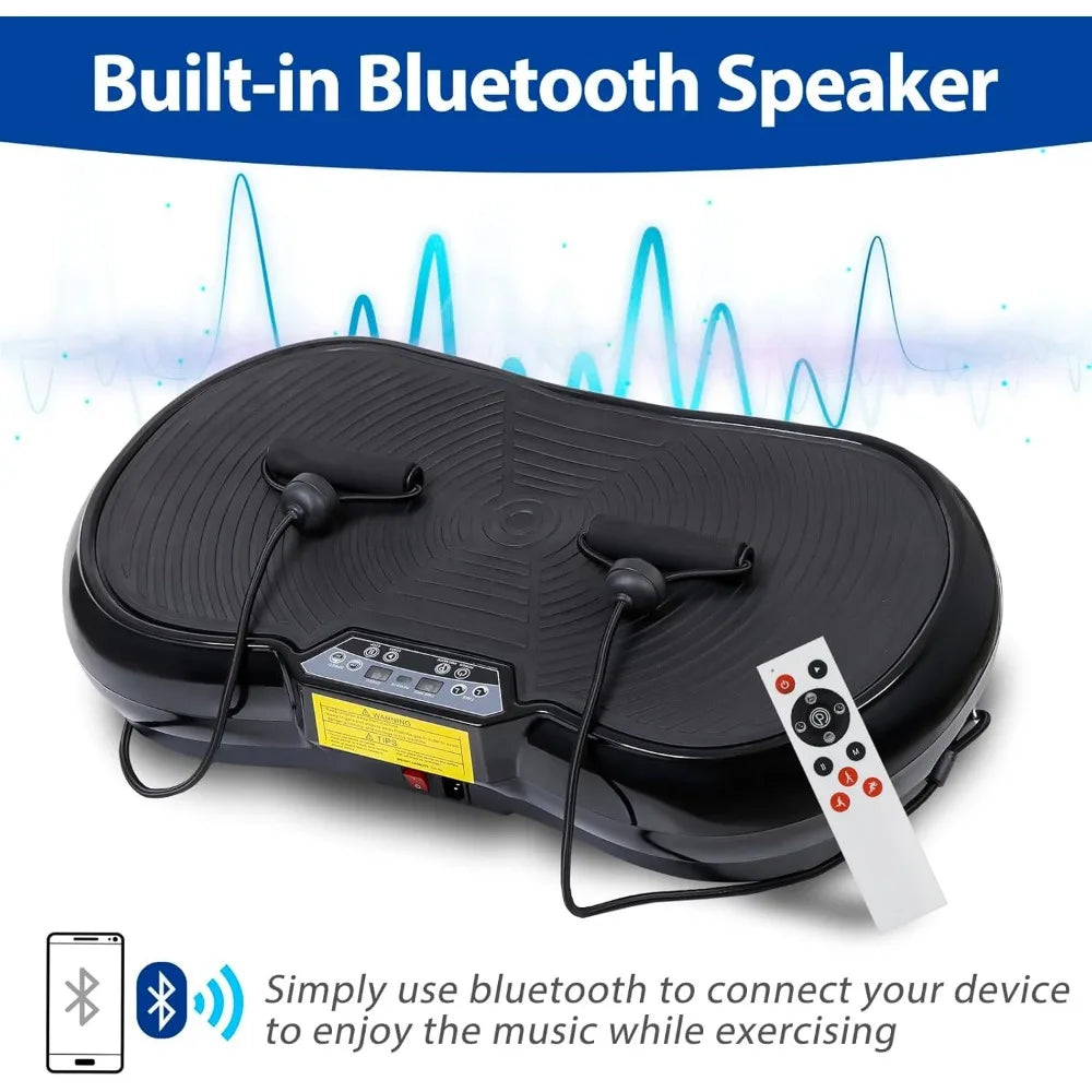 Vibration Plate Exercise Machine, Whole Body Workout Vibration Fitness Platform for Weight Loss, Toning Wellness, Home Gym Equi