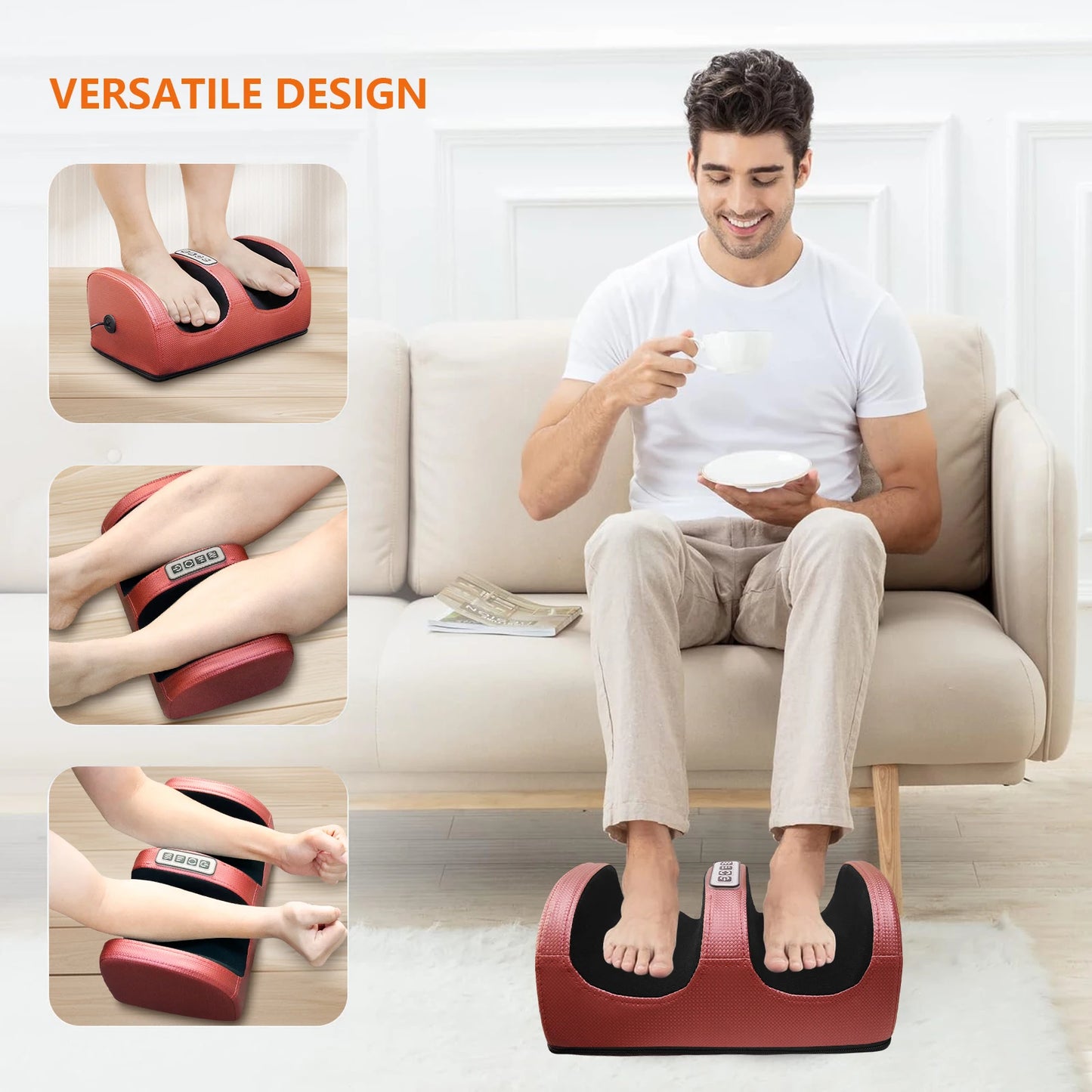 Foot massage, kneading foot electric heating home machine