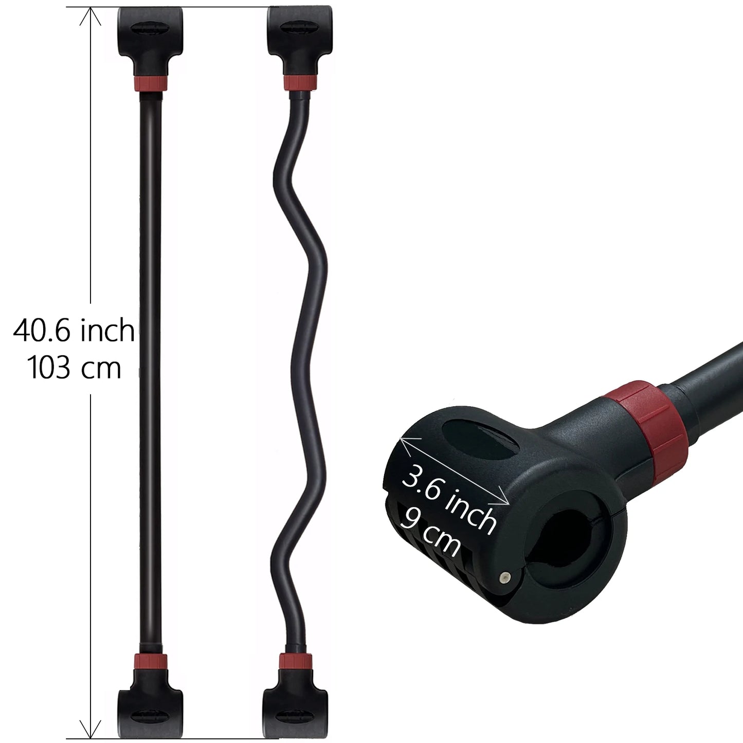 Adjustable Dumbbell Converter to Barbell Set and Kettlebell for Home Fitness