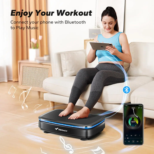 Vibration Plate Exercise Machine with Light Whole Body Workout